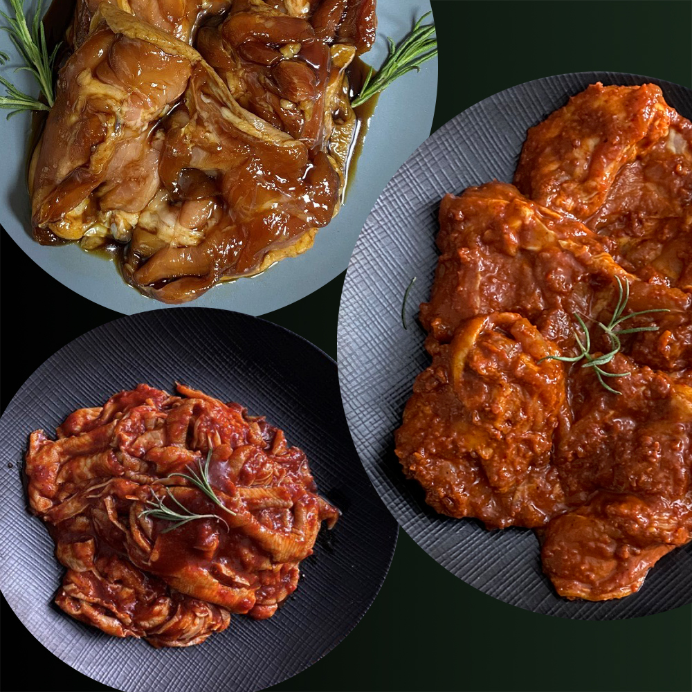 태양이네 춘천 닭갈비 가족세트 양념1kg+간장1kg+양념닭발 350g 국내산 밀키트 택배