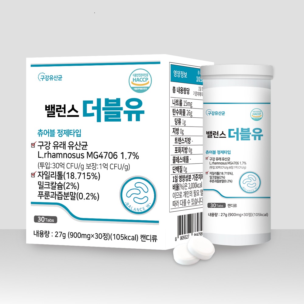특허받은 구강유산균 밸런스더블유 총1개월(30정)