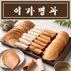 이가명과 옛날 전통 전병 센베이 종합 과자 선물 세트