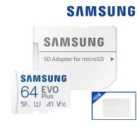 삼성 마이크로 SD카드 핸드폰 블랙박스 64GB EVO PLUS 외장 TF 메모리