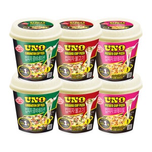 오뚜기 떠먹는 컵피자 콤비네이션2개+불고기2개+포테이토2개