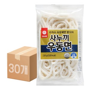 천일식품 사누끼 냉동 우동면 230g 30개