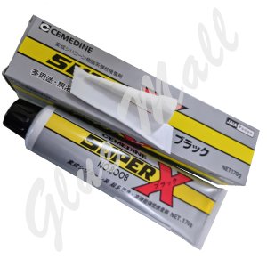 CEMEDINE SUPER-X No.8008 흑색 백색 투명 다용도탄성접착제 용량:170g