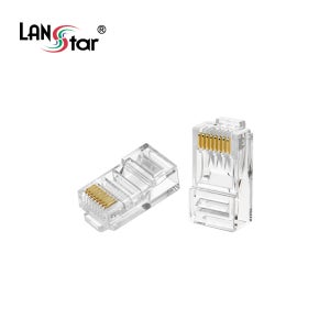 랜스타 LSN-CAT5E-UTP50 RJ45 모듈러콘넥터 CAT5E 8P8C 100개입