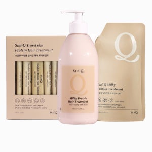 스칼큐 단백질 트리트먼트 세트 본품 500ml+리필 500ml+여행용 20개입