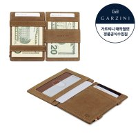 가르찌니 매직월렛 윈도우 빈티지 (카멜브라운) 카드 머니클립 마술지갑 Garzini Magic Wallet