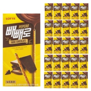 롯데제과 빼빼로 누드 초코 50g 40개입