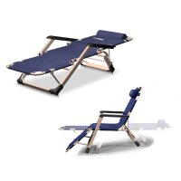 캠핑 간이 침대 의자 야전 휴대용 접이식 침상 런웨이브 네이비 그레이 블랙 1개