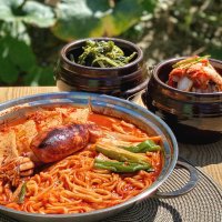 25년전통 칼국수맛집 예전칼국수 오징어두부두루치기국수(2인분) 밀키트 캠핑음식 쉬운요리