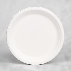 [PR]케이크 떡 튀김류 환경 친화 일회용 원형 펄프 접시 P-006호 500개