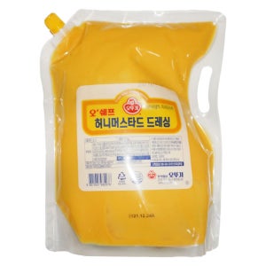오뚜기 오쉐프 허니머스타드 2kg 6개입/box
