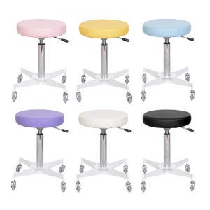 티렉스 원형 스툴 의자 보조 병원 진료 작업 높낮이