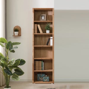 삼나무 거실책장 서재 인테리어 만화 높은 원목 책장 6단 2자 600