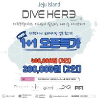 (1+1 오픈기념) 제주도 프리다이빙 입문 LEVEL1 과정 자격증 - PADI AIDA PFI SNSI CMAS AA