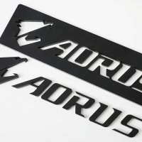 몬스타 컴퓨터 케이스 아크릴 로고 엠블럼 AORUS 어로스