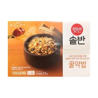 햇반 솥반 꿀약밥 210g x 6개 약밥 영양밥 코스트코