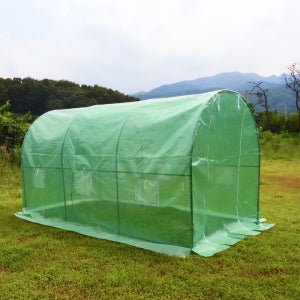 캠프365 홈가든 조립식 비닐하우스 텃밭용 그린아지트 터널형 셀프 주말농장