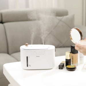 Inoq 듀얼 미스트 무선 USB 미니가습기 1L/소형가습기 캠핑가습기 휴대용가습기 사무실 탁상용가습기