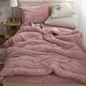 나나베딩 겨울 차렵이불 착번아웃 밍크 극세사 10mm 슈퍼싱글 퀸 킹 마로