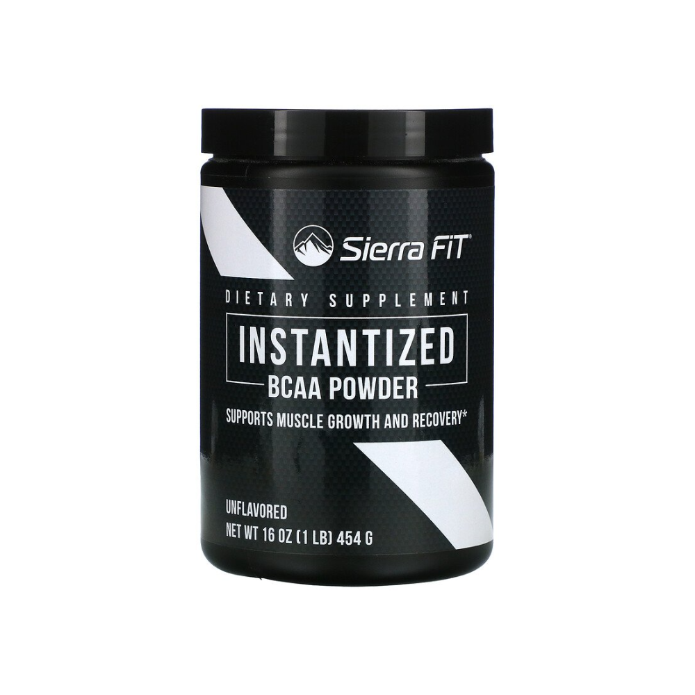 Sierra Fit <b>시에라핏</b> 인스턴트 BCAA 파우더 Unflavored 16 oz 454 g