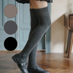 코지 오버니삭스 테리원단 여성 골프양말 롱삭스 요가 필라테스양말