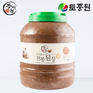 토종원 국내산 우리콩으로 만든 재래식 전통된장(대용량) 3.5kg 물맑은 양평 용문산
