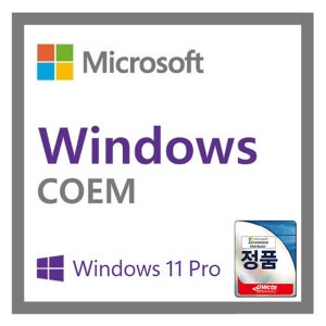 마이크로소프트 Windows 11 Pro DSP 한글 64bit 윈도우11 프로 MS윈도우 윈11프로
