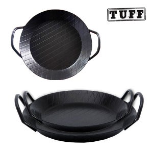 TUFF 카본스틸 인덕션 터프팬 빠에야팬 무쇠 양수 후라이팬 24cm