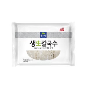 면사랑 생칼국수 1kg 10개 수타식 생면 칼국수면 6인분 10봉