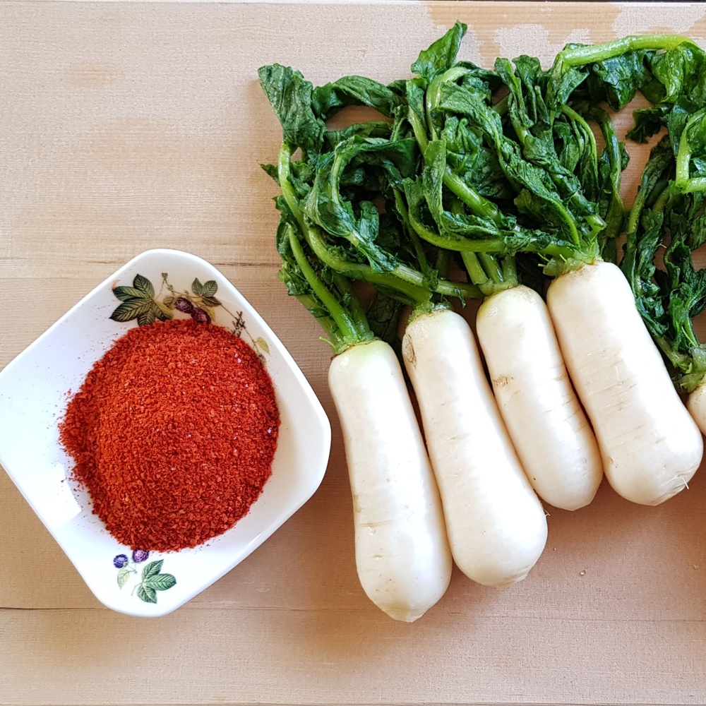맛있고 아삭한 절임 알타리 총각 초록 10kg