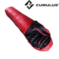 큐물러스 파냠 450 커스텀 CUMULUS 경량 백팩킹 비박 삼계절 침낭 M 기본 레드