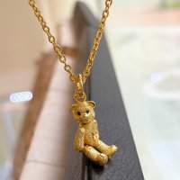 순금 24k 관절곰돌이 목걸이 15g(4)+18k잠금고리