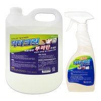 크로바 닥터크린뿌려만 대용량 업소용 말통 세탁전처리제 4L+500ml