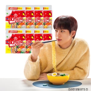 [슈퍼적립] 오뚜기 진라면 매운맛 120g, 40개