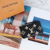 루이비통 바이컬러 키링 파우치 지갑 LOUIS VUITTON KEY POUCH WALLET M80885