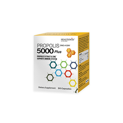 뉴질랜드 헬스윈 <b>프로폴리스 5000</b>mg <b>플러스</b> 90캡슐 파우더캡슐