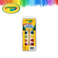 크레욜라 16색 워셔블 수성 수채화물감 Crayola Washable Watercolors, 16 Count - 2 Per Case (530555)