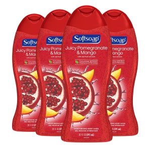 소프트솝 바디워시 591ml 4팩 샤워젤 Softsoap Moisturizing Body Wash Shower Gel, 20 fluid ounce
