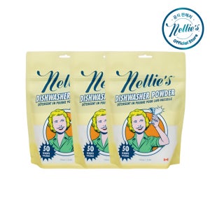 넬리 탄산소다 식기세척기세제 리필형 50회 726g X 3개 (무향/무색소/무방부제)