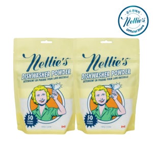 넬리 탄산소다 식기세척기세제 리필형 50회 726g X 2개 (무향/무색소/무방부제)