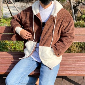 소프트양털 남자 후드집업 - 4color