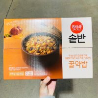 CJ 햇반 솥반 꿀약밥 210g x 6 코스트코 영양밥 즉석