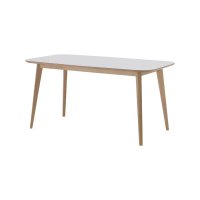 이케아 반원 타원형 노르드뮈라 식탁 테이블 자작나무무늬목120x75 cm 604.894.17