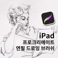 iPad 프로크리에이트 연필 드로잉 브러쉬 세트