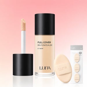 [포어핏 퍼프3p 증정] 루나 롱래스팅 풀 커버 Big컨실러 40g (SPF 27 PA++)