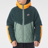 나이키 스포츠웨어 헤리티지 셰르파 플리스 후리스 후드 재킷 CU4447-384 NIKE