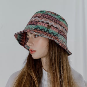 [화이트샌즈] 에스닉 니트 버킷햇 (3 colors)