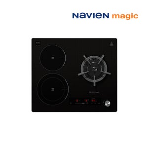 빌트인 프리스탠딩 3구 가스 인덕션 하이브리드 전기레인지 ERG-5003 설치비지원