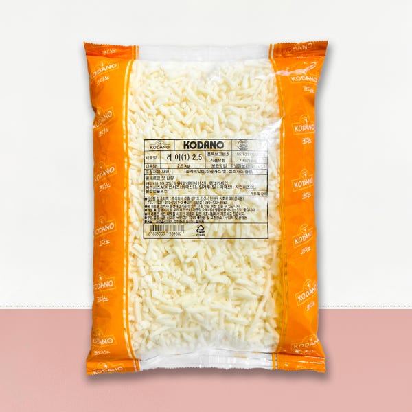 [지케이푸드] 코다노 레이 2.5 kg 피자치즈 모짜렐라 대용량 업소용 치즈
