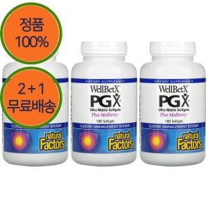 2+1 네추럴팩터스 PGX 곤약 만난 뽕나무 추출물 식이섬유 180젤